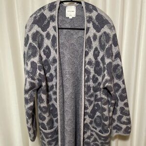 Gentle Fawn animal print knee length cardigan